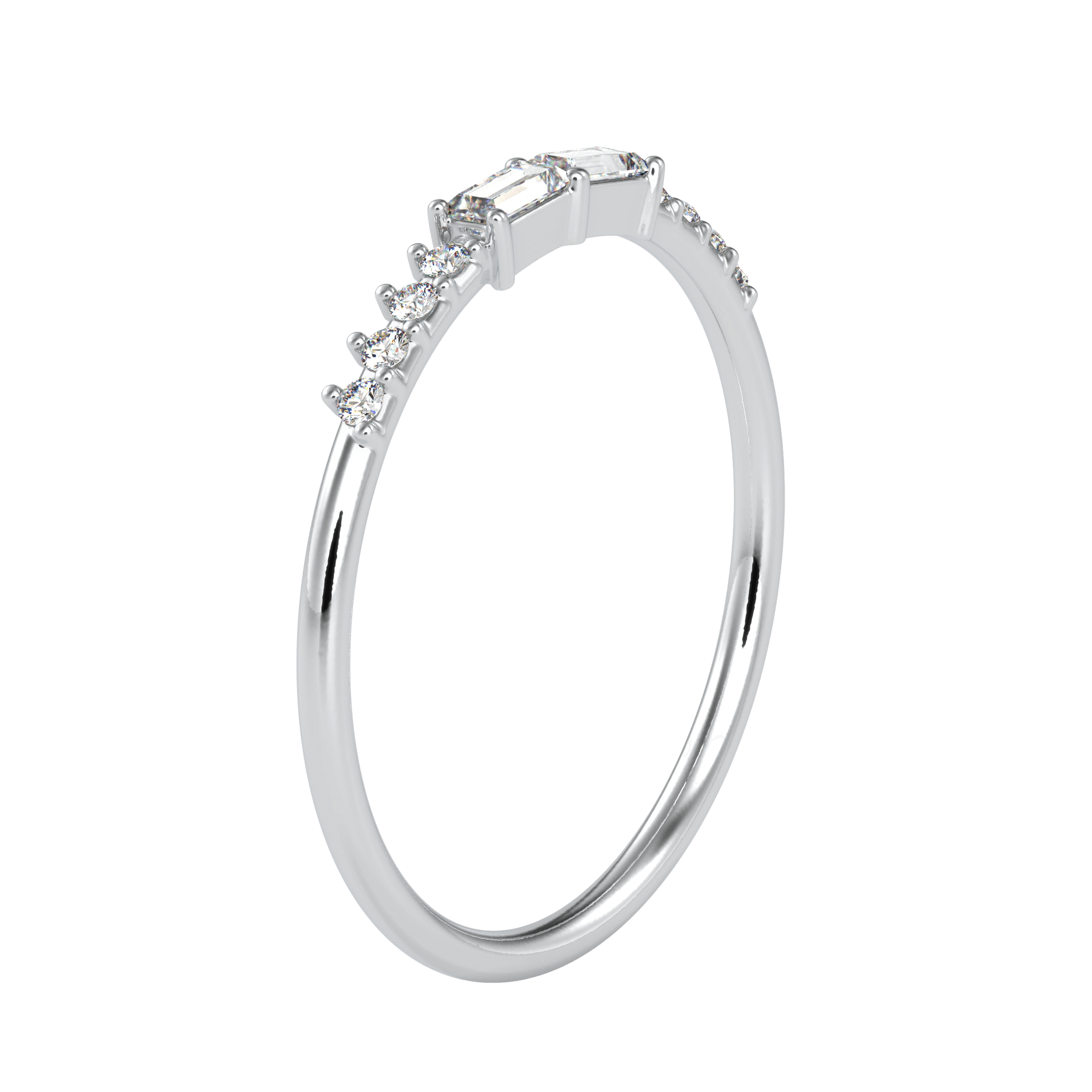 اشتري خاتم الماس صغير الحجم من الزمرد للنساء